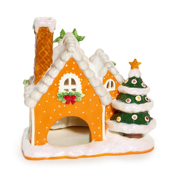 Hello Kitty Hello Kitty and Friends Ceramic Gingerbread Candle House Galbeni | RO_HK67880