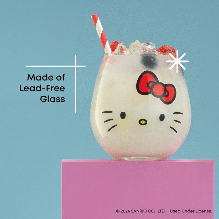 Hello Kitty Hello Kitty and Friends Hello Sippy Stemless Glasses (Set of 4) Colorati | RO_HK77349