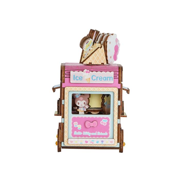 Hello Kitty Hello Kitty and Friends Ice Cream Truck 3D Wooden Music Box Puzzle Roz | RO_HK75972