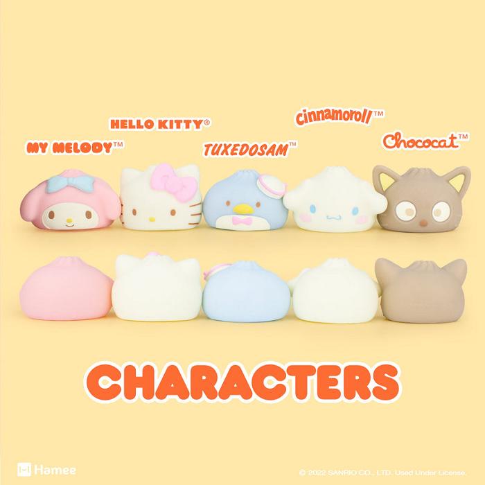 Hello Kitty Hello Kitty and Friends Steamed Bun Capsule Squishies (Series 3) Colorati | RO_HK50747