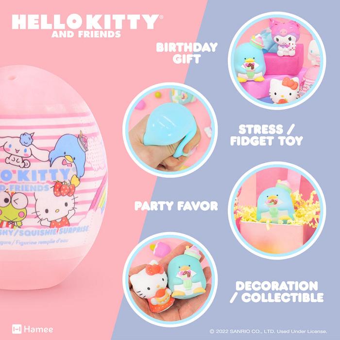 Hello Kitty Hello Kitty and Friends Sweets Capsule Squishies (Series 2) Colorati | RO_HK61923