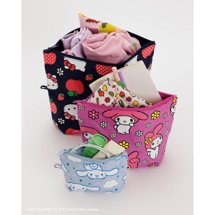 Hello Kitty Hello Kitty and Friends x Baggu Go Pouch Set Colorati | RO_HK97386