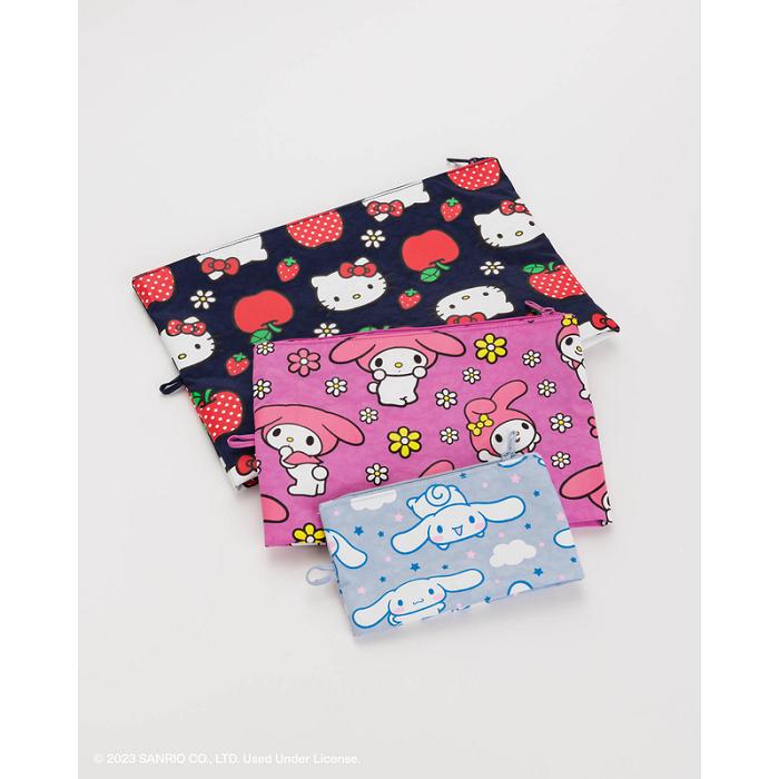 Hello Kitty Hello Kitty and Friends x Baggu Go Pouch Set Colorati | RO_HK97386