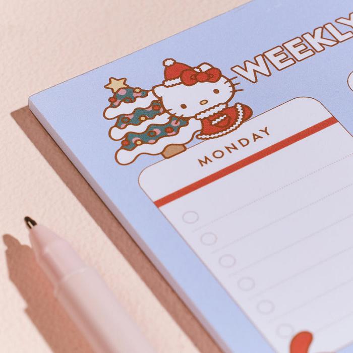 Hello Kitty Hello Kitty and Friends x Erin Condren Holiday Checklist Notepad Albastri | RO_HK30231