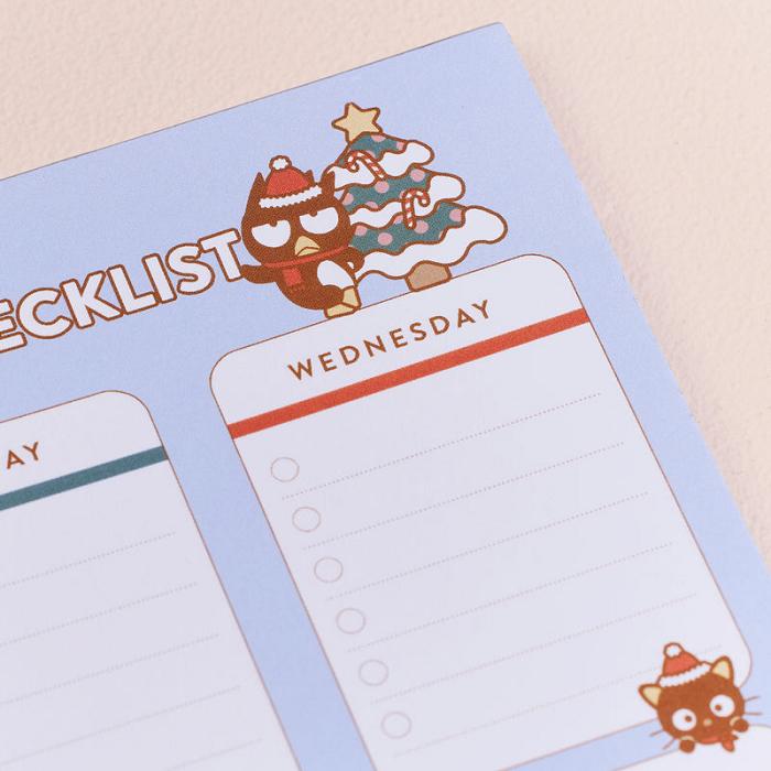 Hello Kitty Hello Kitty and Friends x Erin Condren Holiday Checklist Notepad Albastri | RO_HK30231