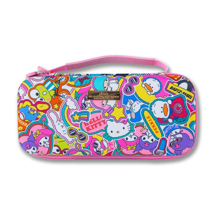 Hello Kitty Hello Kitty and Friends x Sonix Nintendo Switch Carrying Case (Stickers) Colorati | RO_HK78274