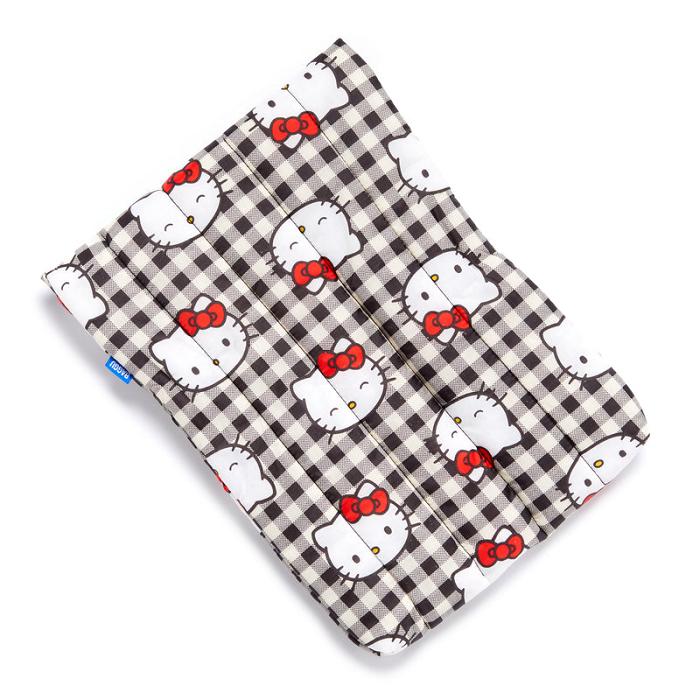 Hello Kitty Hello Kitty x Baggu 50th Anniversary Puffy Laptop Sleeve (Black Gingham) Negrii | RO_HK58177