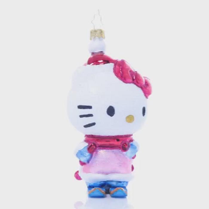 Hello Kitty Hello Kitty x Christopher Radko Handmade Glass Ornament (Aspen Adventure) Roz | RO_HK73129