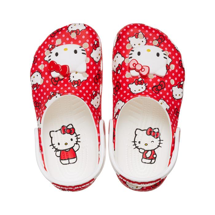 Hello Kitty Hello Kitty x Crocs Kids Red Classic Clog Rosii | RO_HK59817