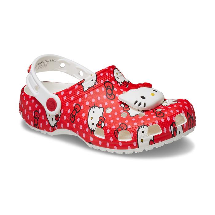 Hello Kitty Hello Kitty x Crocs Kids Red Classic Clog Rosii | RO_HK59817