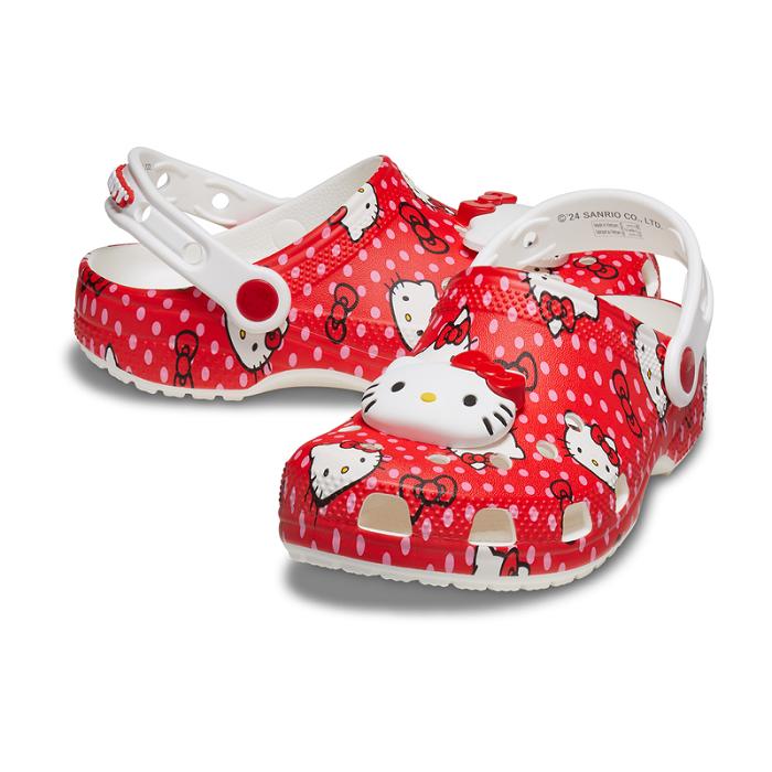 Hello Kitty Hello Kitty x Crocs Kids Red Classic Clog Rosii | RO_HK59817