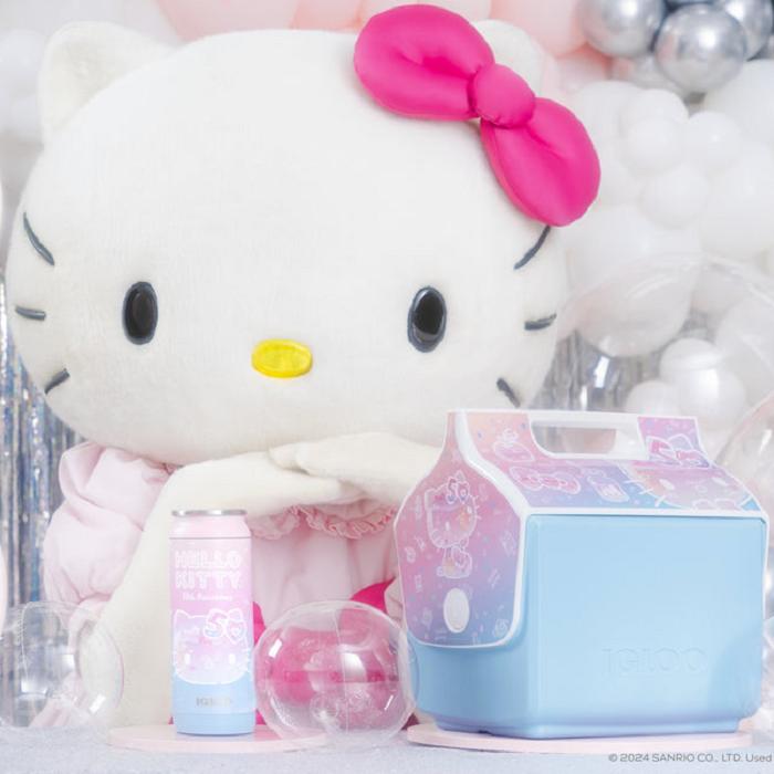 Hello Kitty Hello Kitty x Igloo 50th Anniversary Little Playmate 7 Qt Cooler Albastri | RO_HK28051