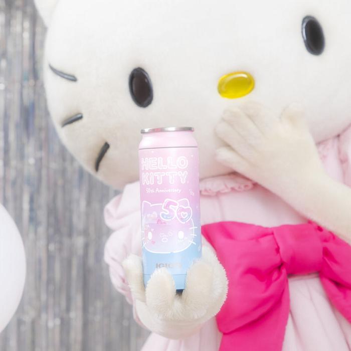 Hello Kitty Hello Kitty x Igloo 50th Anniversary 16oz Stainless Steel Can Albastri Roz | RO_HK14272