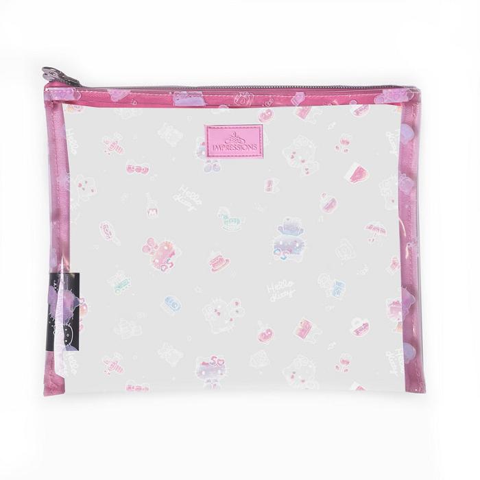 Hello Kitty Hello Kitty x Impressions Vanity 50th Anniv. Slim Pouch Set Roz | RO_HK49396