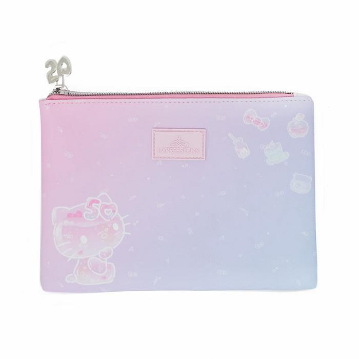 Hello Kitty Hello Kitty x Impressions Vanity 50th Anniv. Slim Pouch Set Roz | RO_HK49396