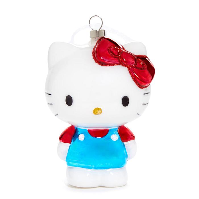 Hello Kitty Hello Kitty x Kat + Annie Glass Ornament Albi Albastri | RO_HK80248