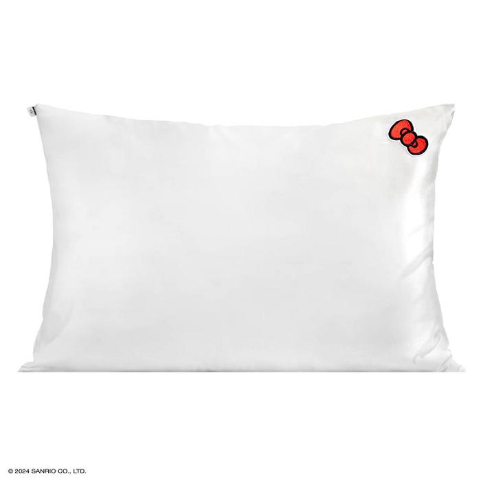 Hello Kitty Hello Kitty x Kitsch Bow Pillowcase (Solid Ivory) Albi | RO_HK67024