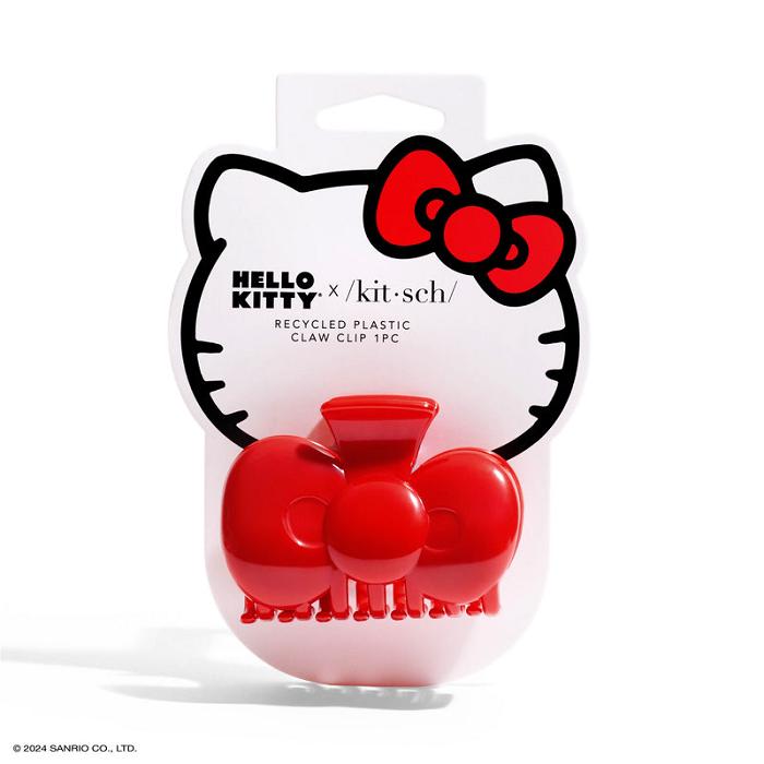 Hello Kitty Hello Kitty x Kitsch Bow Shape Claw Clip (Red) Rosii | RO_HK54950