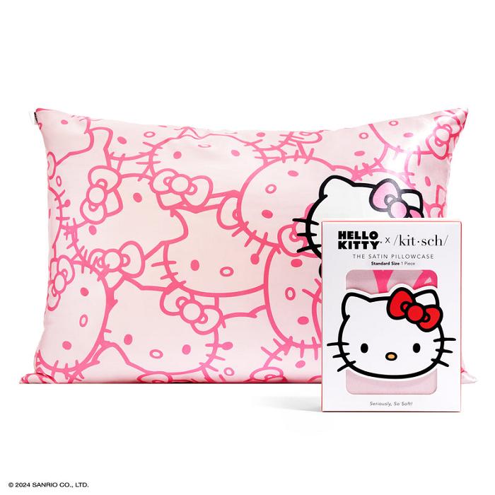 Hello Kitty Hello Kitty x Kitsch Faces Pillowcase (Pink) Roz | RO_HK52212