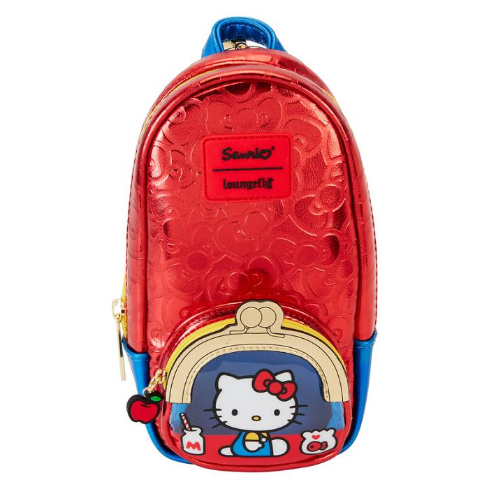 Hello Kitty Hello Kitty x Loungefly 50th Anniversary Classic Mini Backpack Pencil Case Rosii | RO_HK47221