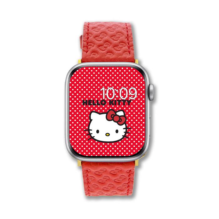 Hello Kitty Hello Kitty x Sonix Red Bow Leather Watch Band Rosii | RO_HK28483