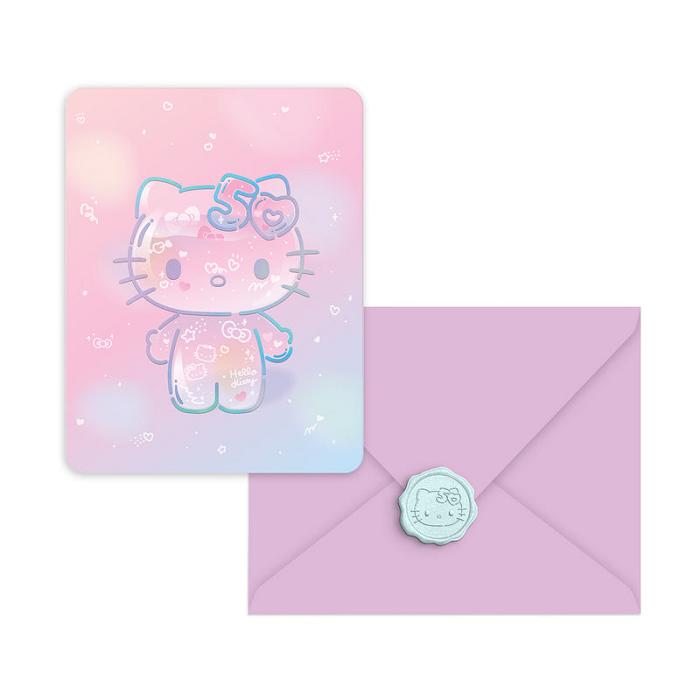 Hello Kitty Hello Kitty x Studio Oh! 50th Anniversary 25-Pc Note Cards & Wax Seals Set Roz | RO_HK28017