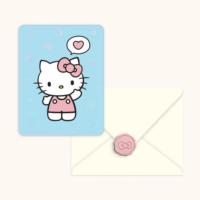 Hello Kitty Hello Kitty x Studio Oh! Classic Pink 25-Pc Note Cards & Wax Seals Set Roz | RO_HK58532