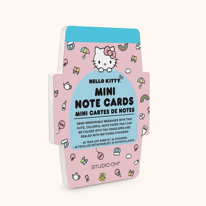 Hello Kitty Hello Kitty x Studio Oh! Classic Pink Mini Memo with Stickers Roz Albastri | RO_HK37924