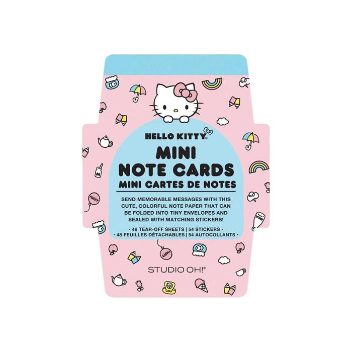 Hello Kitty Hello Kitty x Studio Oh! Classic Pink Mini Memo with Stickers Roz Albastri | RO_HK37924