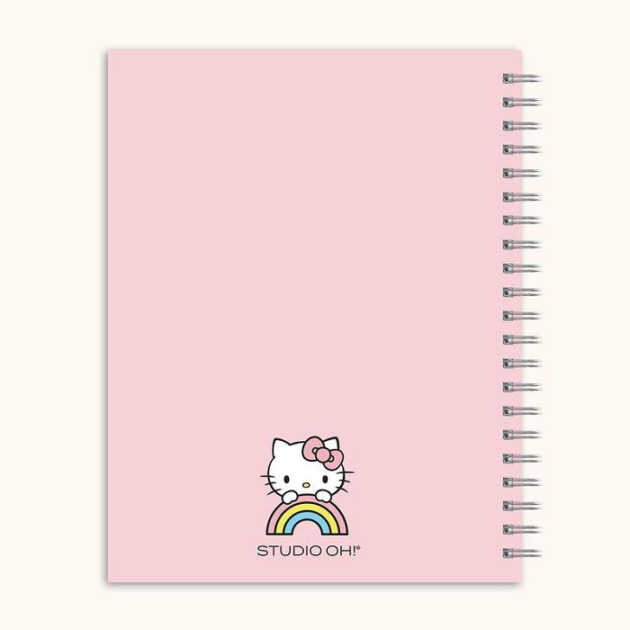 Hello Kitty Hello Kitty x Studio Oh! Classic Pink Extra-Large Spiral Notebook Roz | RO_HK70968