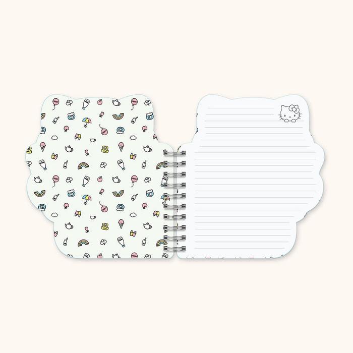 Hello Kitty Hello Kitty x Studio Oh! Classic Blue Die-Cut Notebook Albastri | RO_HK22463