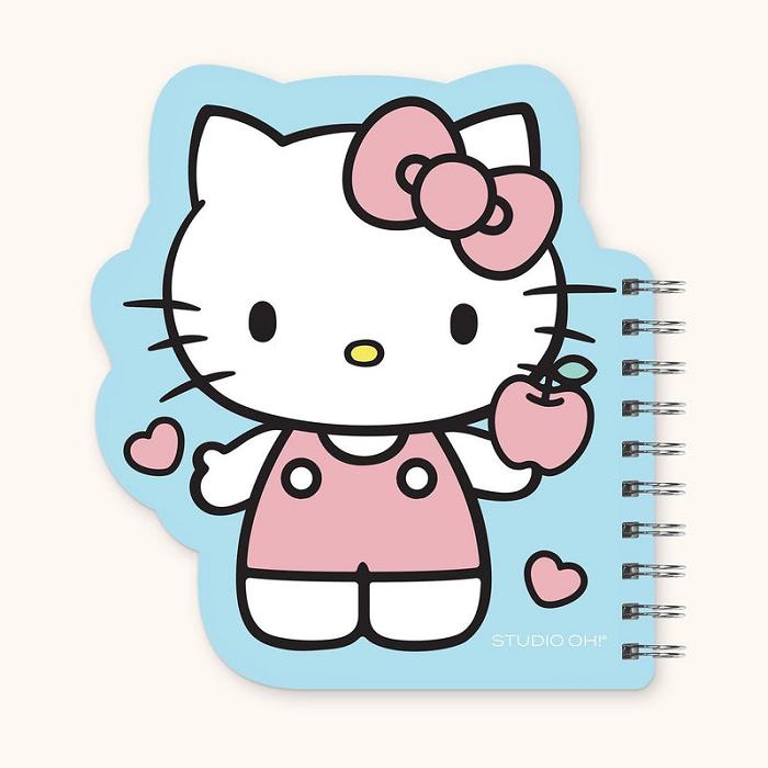 Hello Kitty Hello Kitty x Studio Oh! Classic Blue Die-Cut Notebook Albastri | RO_HK22463