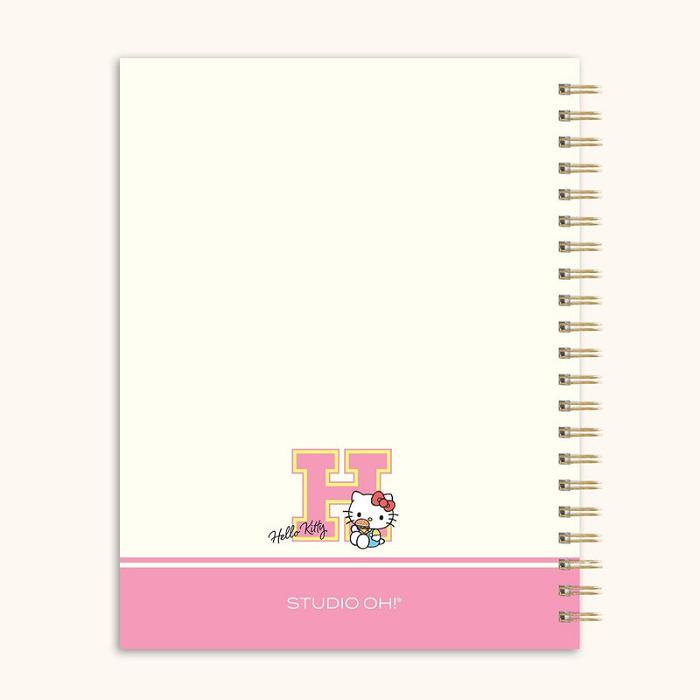 Hello Kitty Hello Kitty x Studio Oh! College Letters Extra-Large Spiral Notebook Roz | RO_HK31891