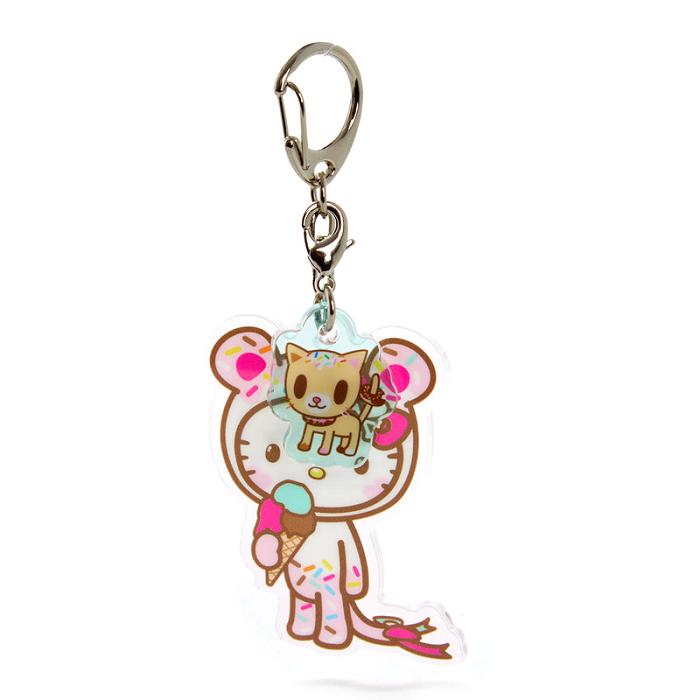 Hello Kitty Hello Kitty x Tokidoki Keychain and Zipper Pull Duo (Kawaii Carnival) Roz | RO_HK56028