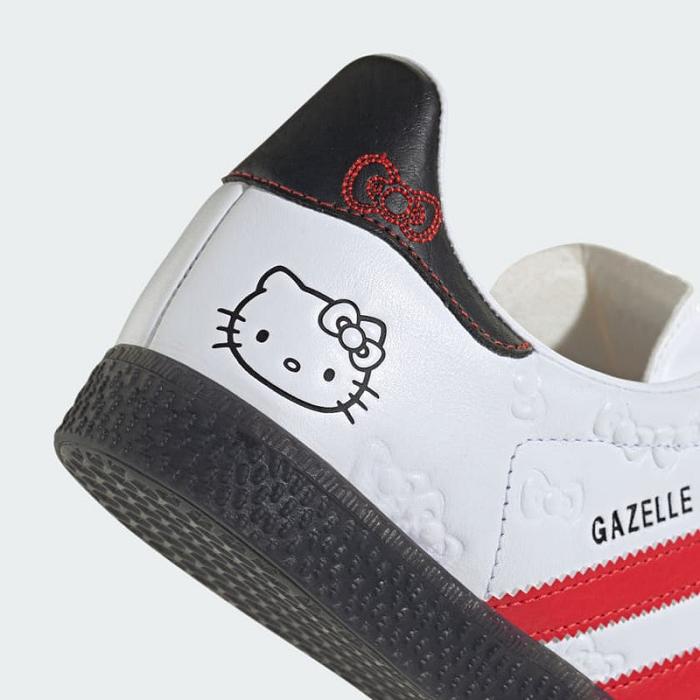 Hello Kitty Hello Kitty x adidas Gazelle Sneaker (Youth) Rosii Negrii | RO_HK51743