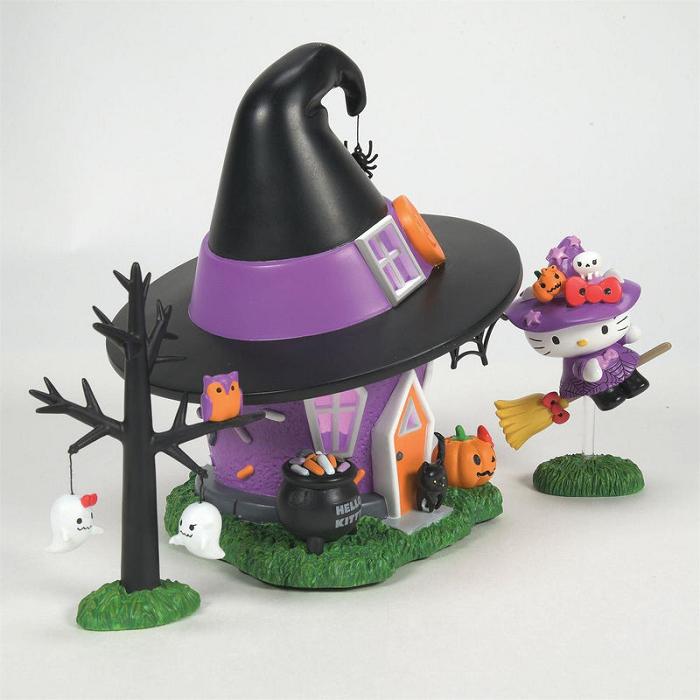 Hello Kitty Hello Kitty's Halloween Witch Tower Figurine Set Violet | RO_HK53419