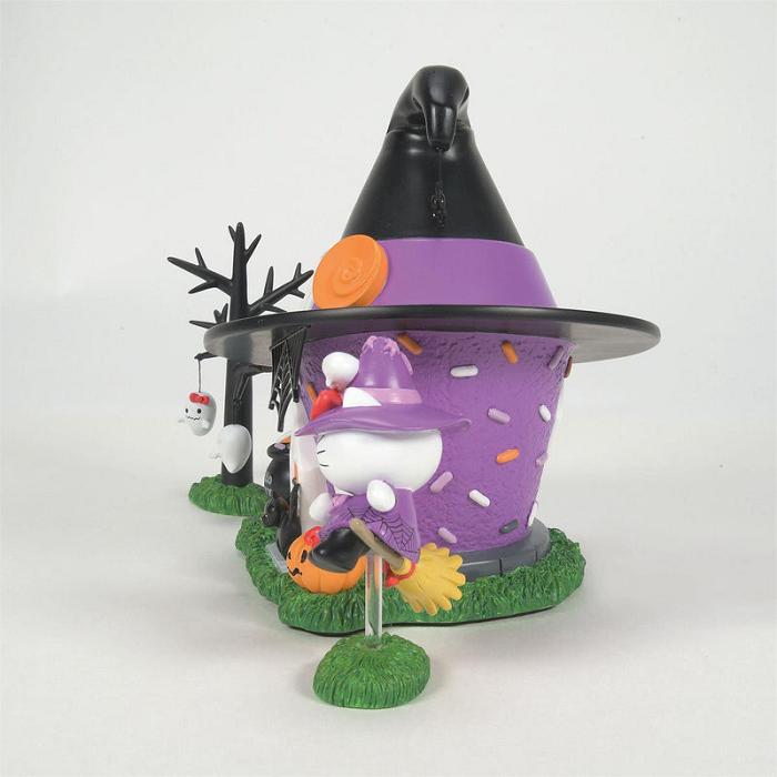 Hello Kitty Hello Kitty's Halloween Witch Tower Figurine Set Violet | RO_HK53419