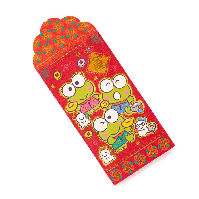 Hello Kitty Keroppi 8-pc Vertical Enclosure Envelopes (Red) Rosii | RO_HK66089