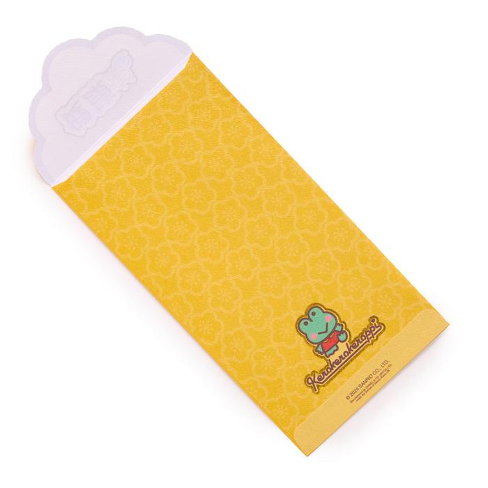 Hello Kitty Keroppi 8-pc Vertical Enclosure Envelopes (Gold) Galbeni | RO_HK96144