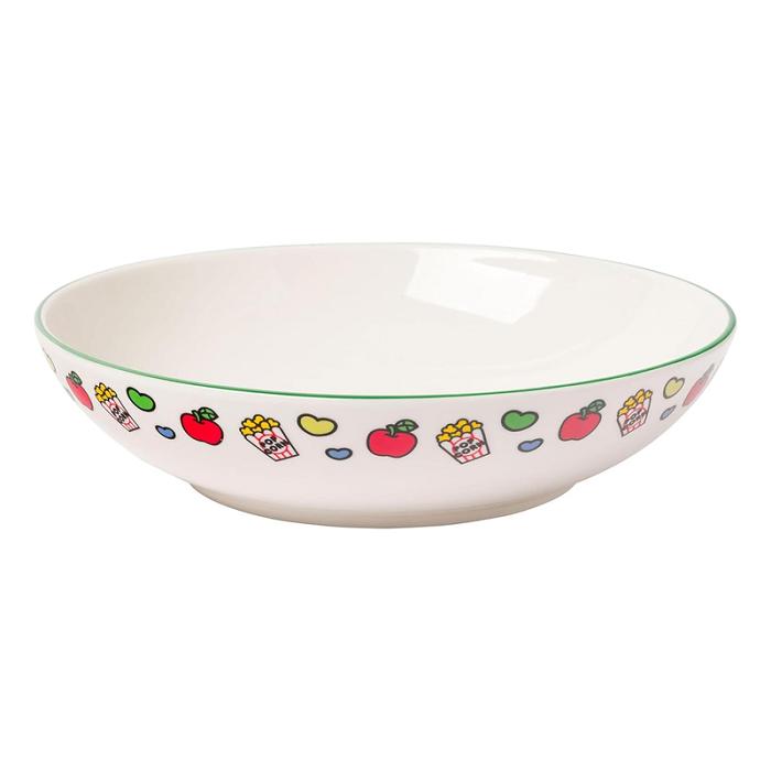 Hello Kitty Keroppi Ceramic Dinner Bowl (Snacktime) Colorati | RO_HK40260