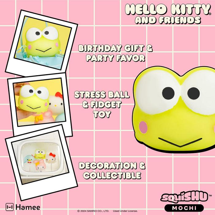 Hello Kitty Keroppi Mochi SquiSHU (Series 2) Galbeni | RO_HK17847