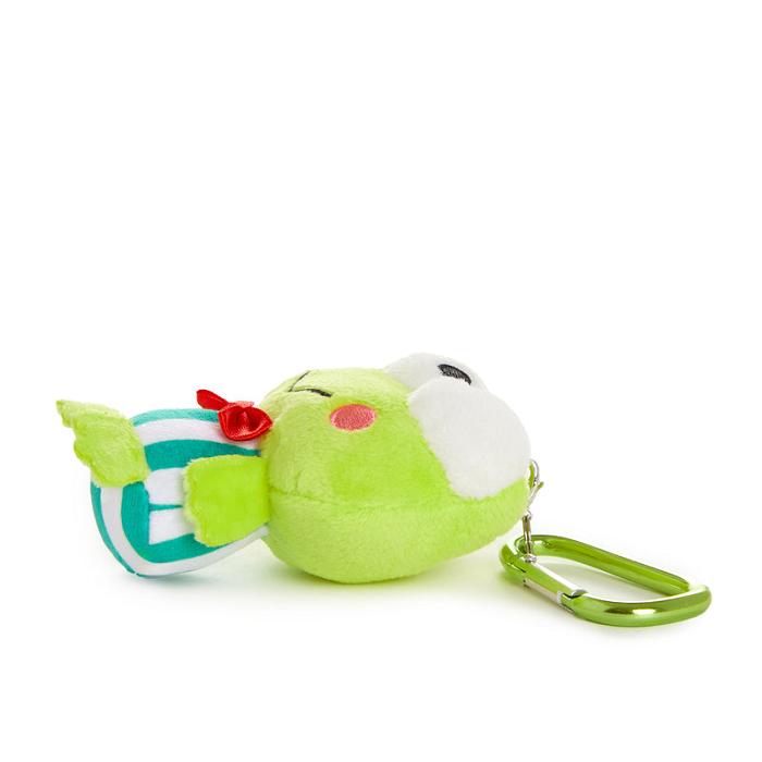 Hello Kitty Keroppi Plush Mascot Carabiner Verzi | RO_HK46511