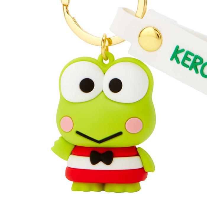 Hello Kitty Keroppi Signature Keychain Verzi | RO_HK42625