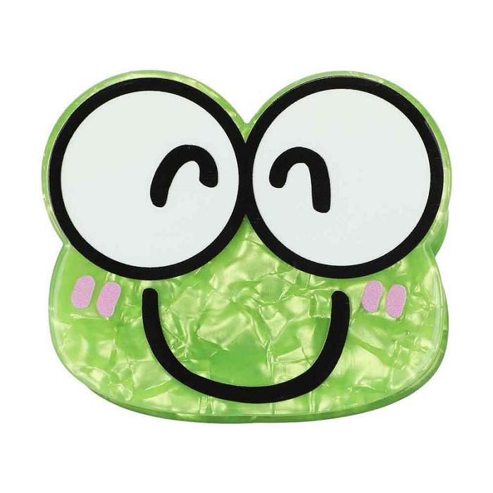 Hello Kitty Keroppi Smile Hair Clip Verzi | RO_HK61159