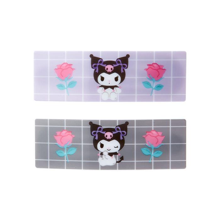 Hello Kitty Kuromi 2-Piece Hair Clip Set Violet Gri | RO_HK76221