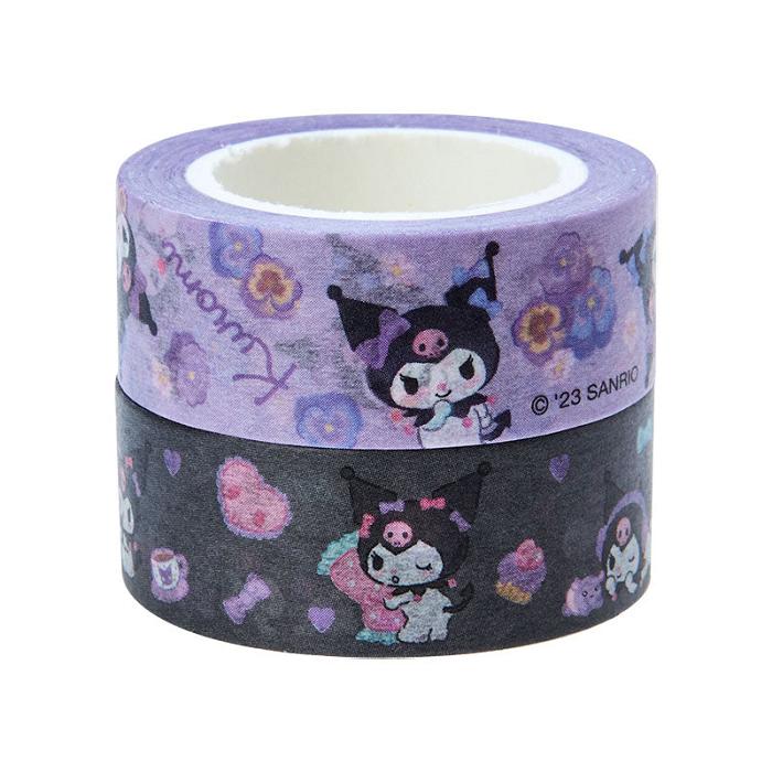 Hello Kitty Kuromi 2-Piece Washi Tape Set Violet | RO_HK31980