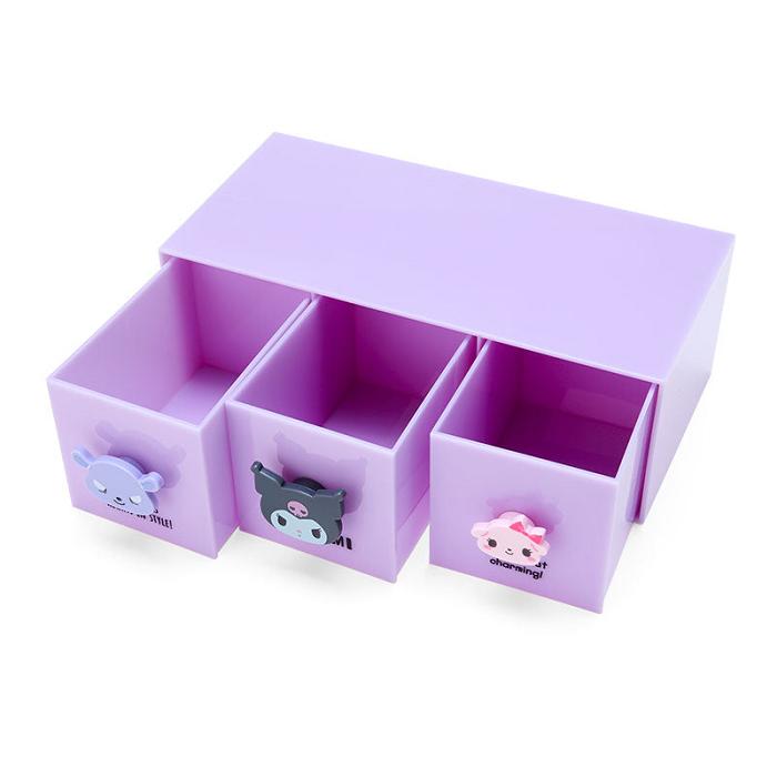 Hello Kitty Kuromi 3-Tier Besties Stacking Container Violet | RO_HK69554