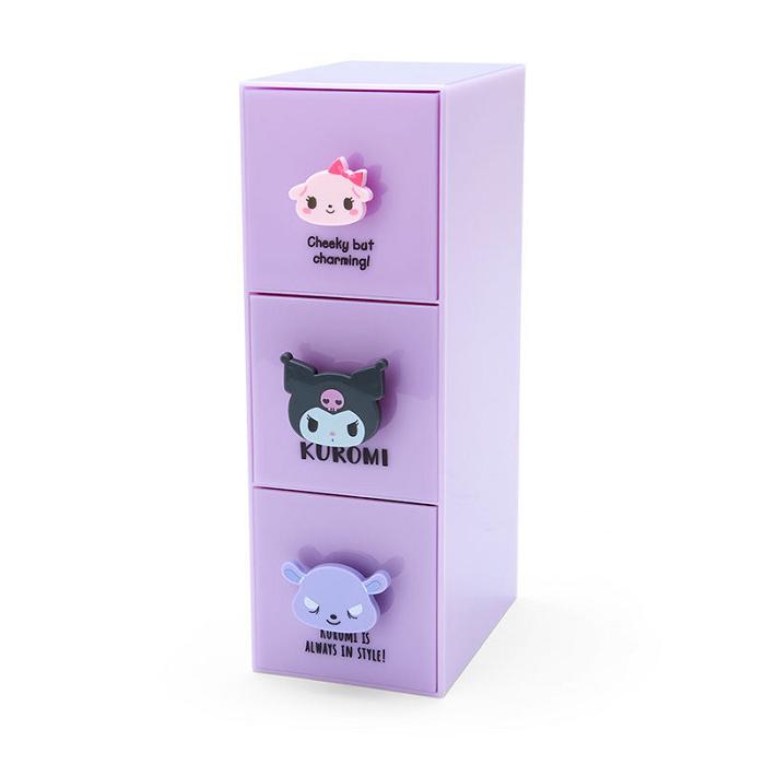 Hello Kitty Kuromi 3-Tier Besties Stacking Container Violet | RO_HK69554