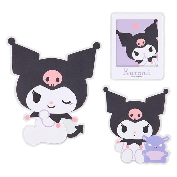 Hello Kitty Kuromi 3-pc Dress Your Tech Sticker Set Negrii Violet | RO_HK90431