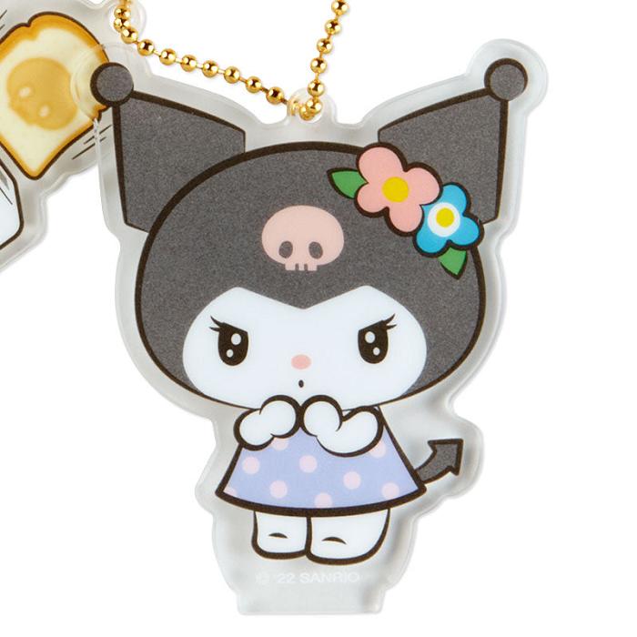 Hello Kitty Kuromi Acrylic Keychain and Stand (Retro Room Series) Gri | RO_HK39122